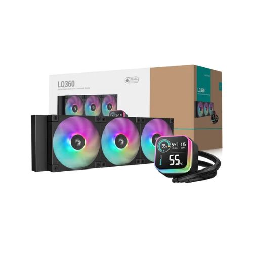 WATERCOOLING DEEPCOOL LQ360 ARGB BLACK LCD